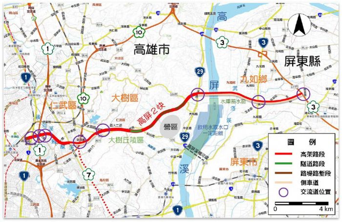高屏第二快速公路獲行政院核定，屏東拚115年動土邁向新里程